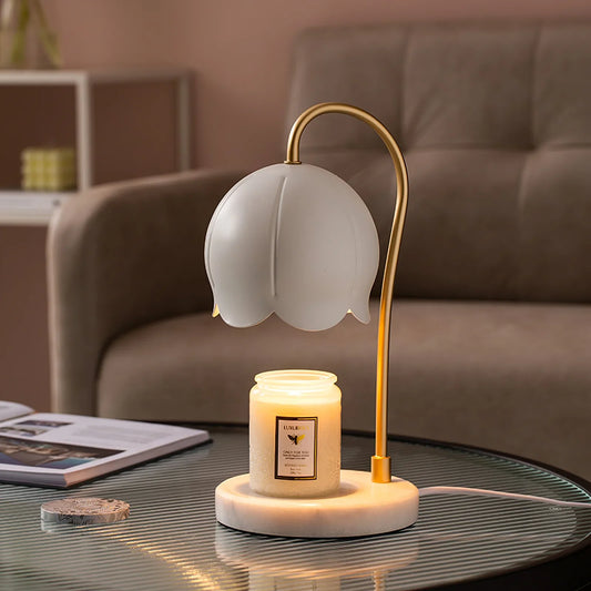 Flower Candle Warmer Lamp